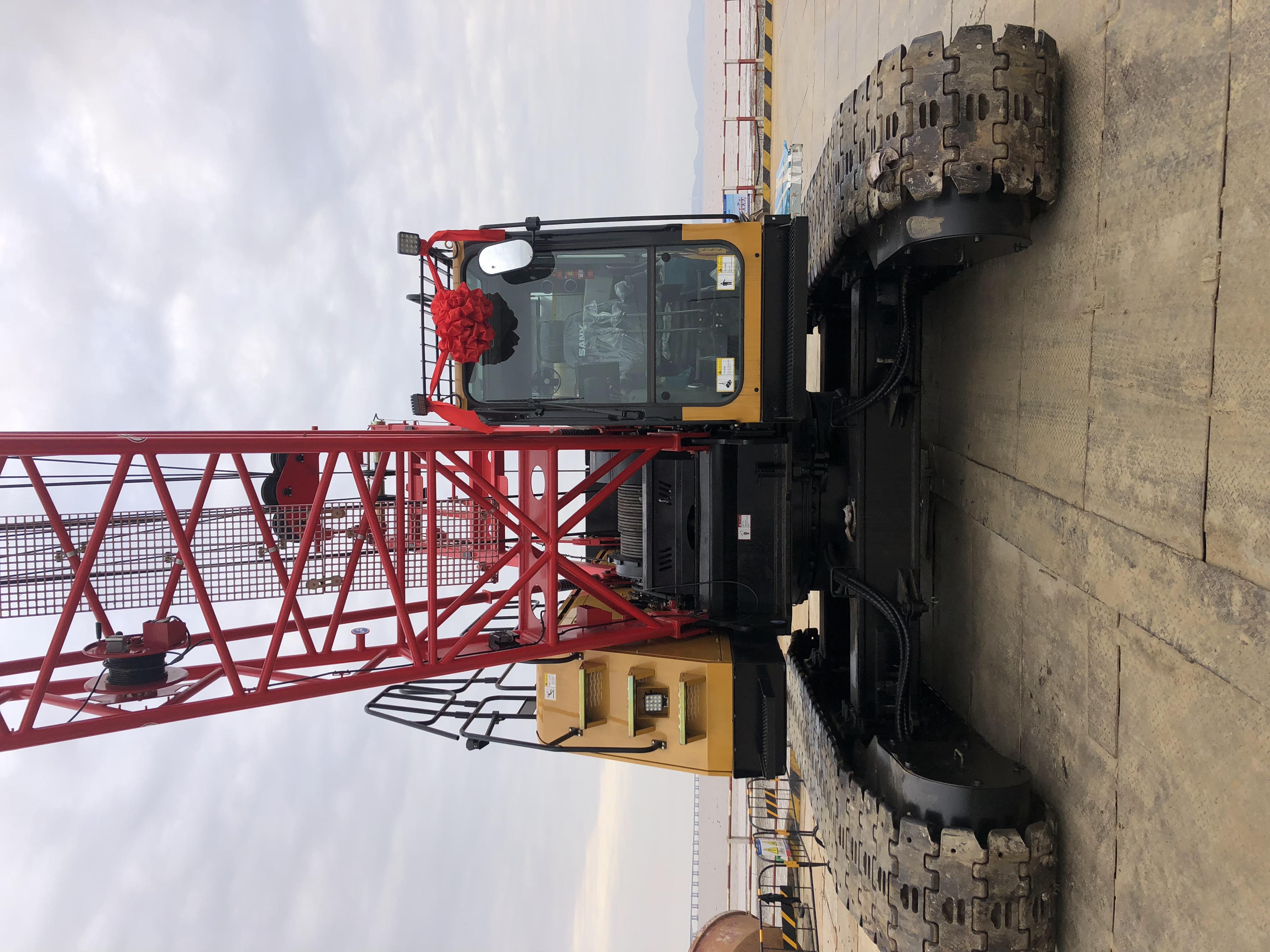 Used Sany 55tons Scc550A Origin China Lattice Boom Crawler Crane